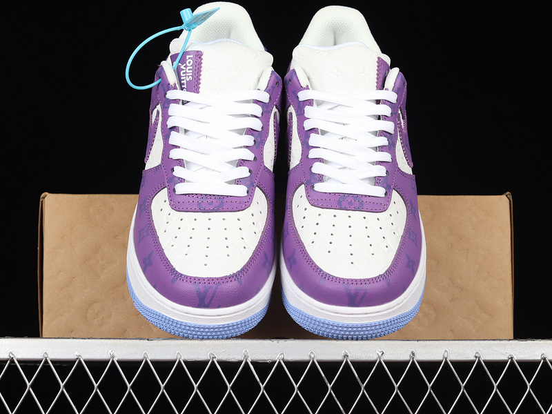 L*V X Air Force 1 Low 07 Purple/White/Blue 5