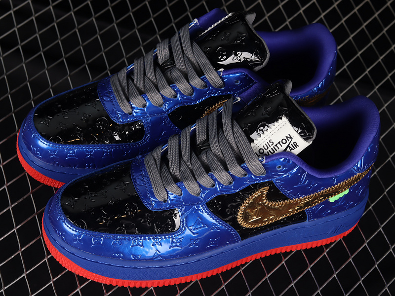 Air Force 1 Low 07 X L*V Dark Blue/Black/Gold-Red 23