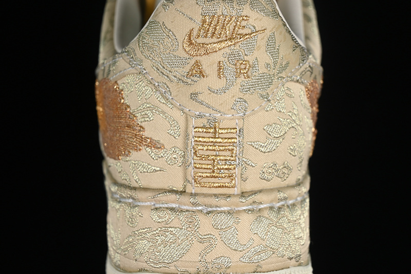 Nike Air Force 1 '07 Low Year Of The Dragon Metallic Gold/Lilac 3