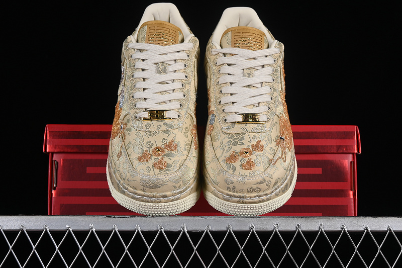 Nike Air Force 1 '07 Low Year Of The Dragon Metallic Gold/Lilac 15