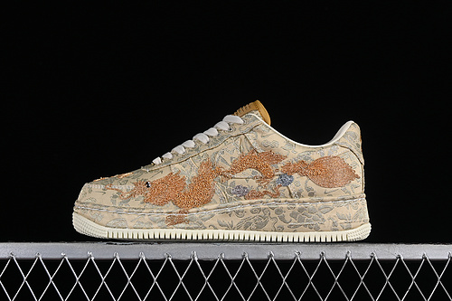 Nike Air Force 1 '07 Low Year Of The Dragon Metallic Gold/Lilac 17