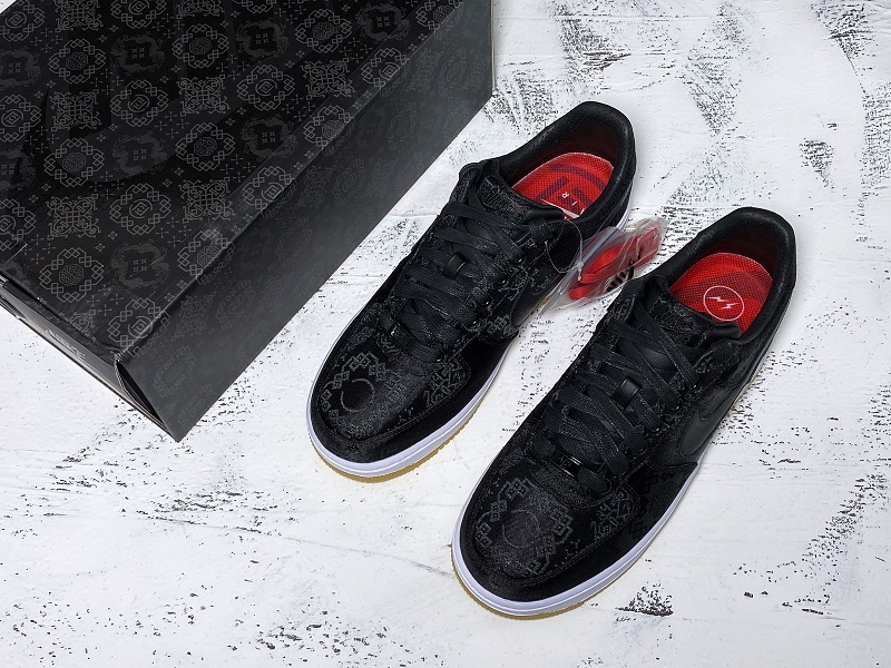 Air Force 1 Low Fragment Design X Clot Black/Red/White 35