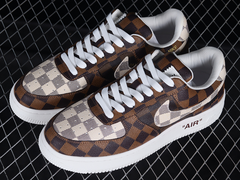 Air Force 1 Low 07 X L*V Dark Brown/White/Grey 19