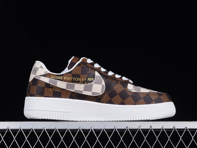 Air Force 1 Low 07 X L*V Dark Brown/White/Grey 25