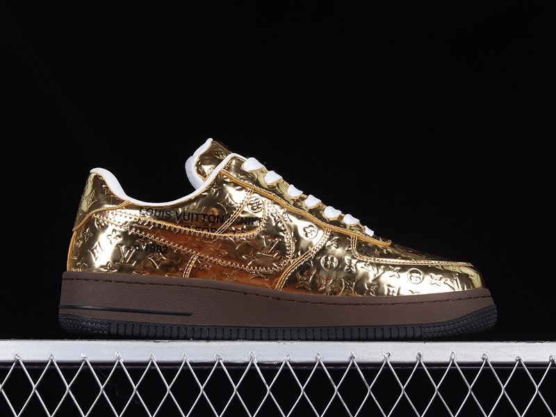 Air Force 1 Low 07 X L*V Gold/Gold/White 13