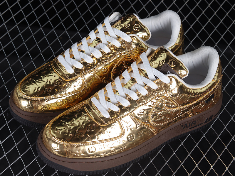 Air Force 1 Low 07 X L*V Gold/Gold/White 21