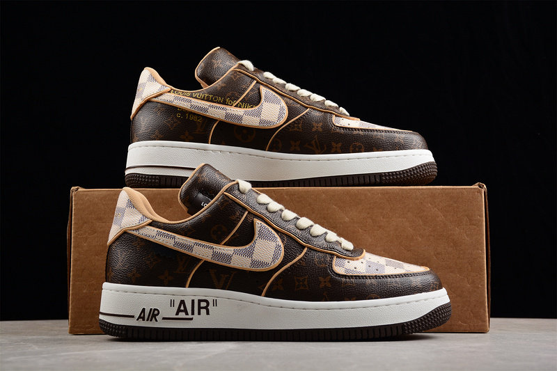 L*V X Air Force 1 Low 07 Brown/Brown/White 3