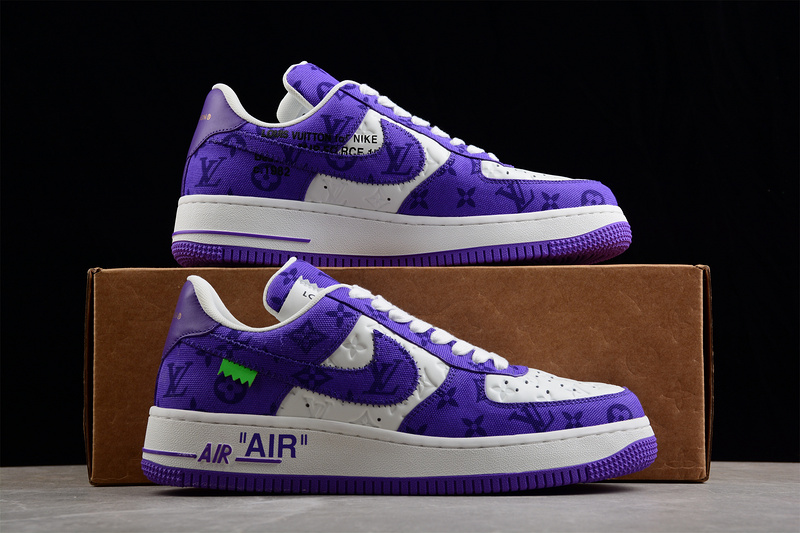 L*V X Air Force 1 Low 07 Purple/Purple/White 3