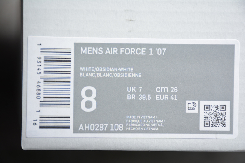 Air Force 1 Low 07 White/Black 15