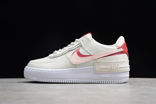 Gz Air Force 1 Shadow Phantom/Echo Pink-Gym Red 3