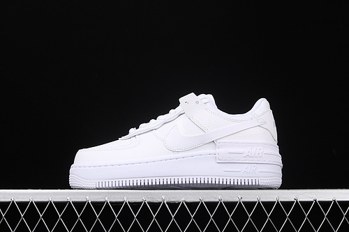 Air Force 1 Shadow White/White/White 9