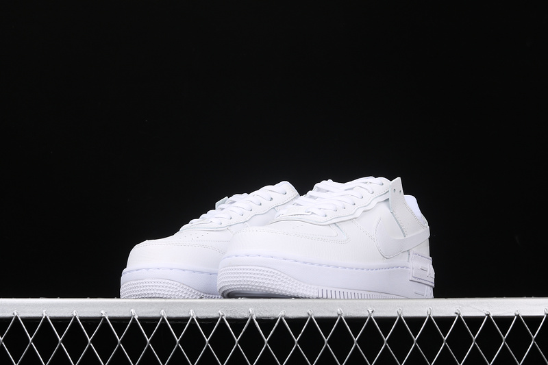 Air Force 1 Shadow White/White/White 15