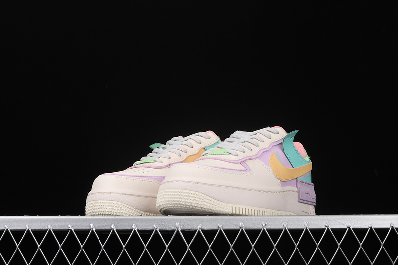 Air Force 1 Shadow Pale Ivory/Celestial Gold/Tropical Twist 11