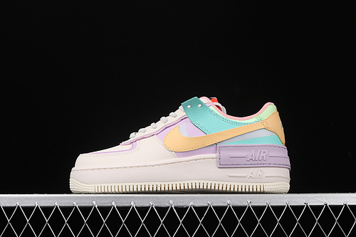 Air Force 1 Shadow Pale Ivory/Celestial Gold/Tropical Twist 17