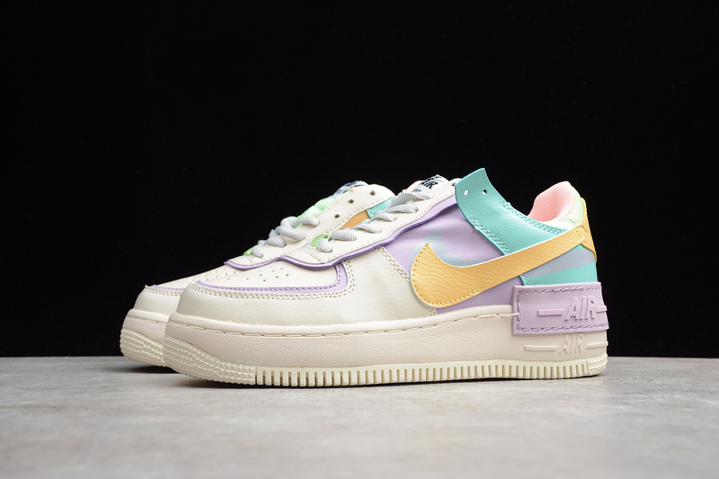 Air Force 1 Shadow Pale Ivory/Celestial Gold-Tropical Twist 7