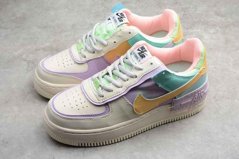 Air Force 1 Shadow Pale Ivory/Celestial Gold-Tropical Twist 13