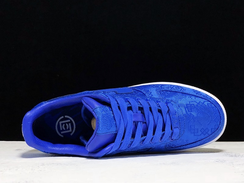 Cy Blue Silk Clot X Air Force 1 Low University Blue/White-Gum 7