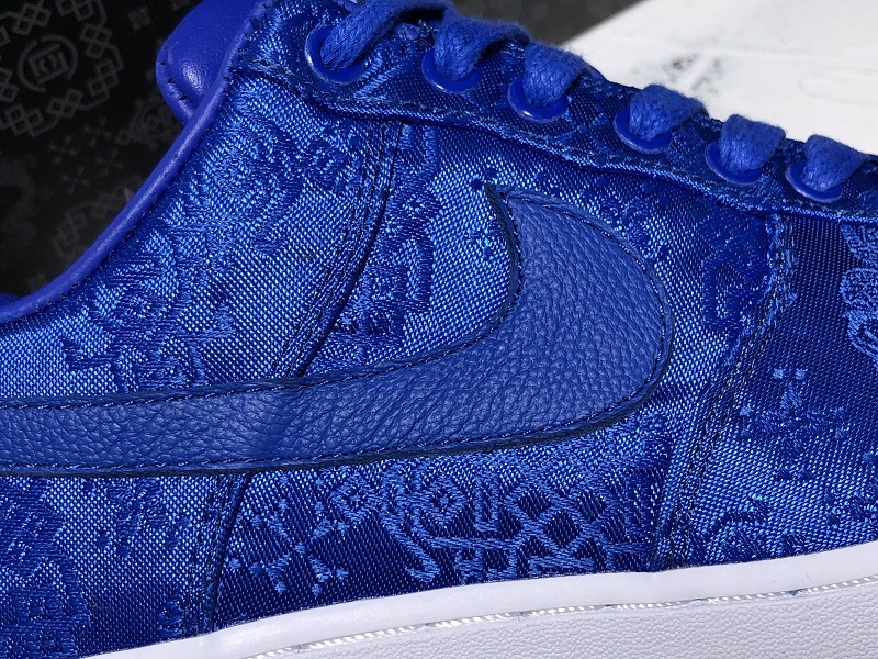 Cy Blue Silk Clot X Air Force 1 Low University Blue/White-Gum 15