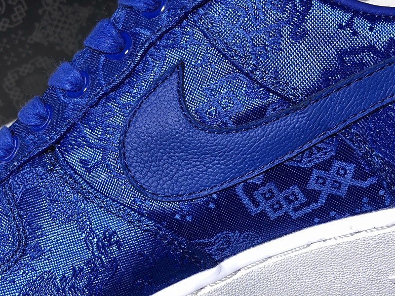 Cy Blue Silk Clot X Air Force 1 Low University Blue/White-Gum 23