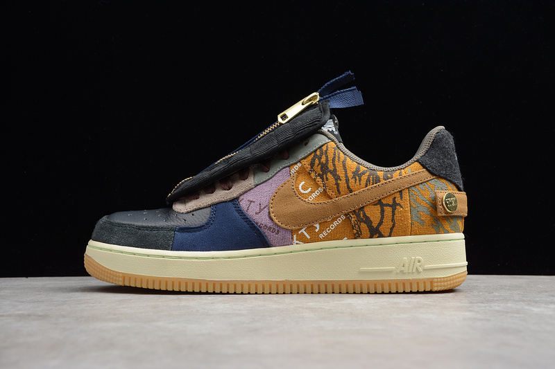 Gz Travis Scott X Air Force 1 Low Cactus Jack Colorful/Muted Bronze 9