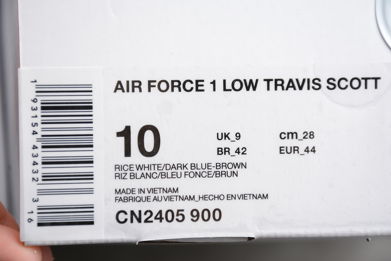 Gz Travis Scott X Air Force 1 Low Cactus Jack Colorful/Muted Bronze 11