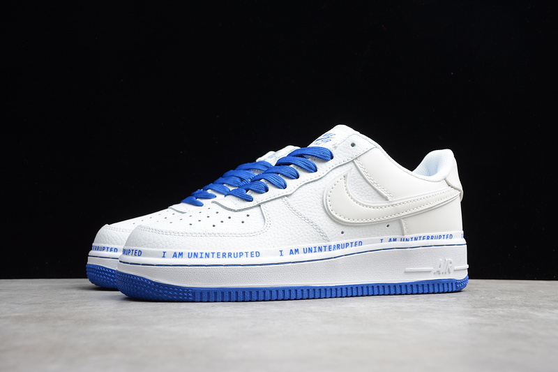 Air Force 1 Low 07 More Than White/Racer Blue/Black 5