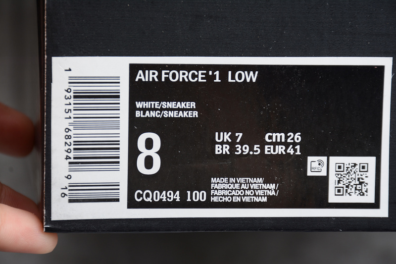 Air Force 1 Low 07 More Than White/Racer Blue/Black 29