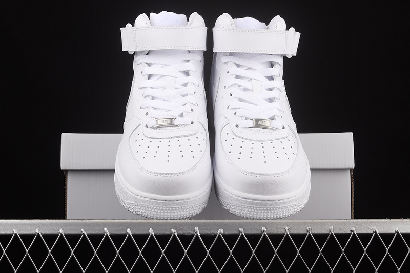 Air Force 1 Mid 07 White/White/White 7