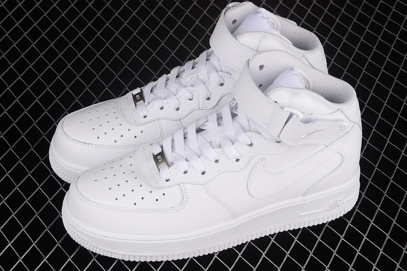 Air Force 1 Mid 07 White/White/White 9