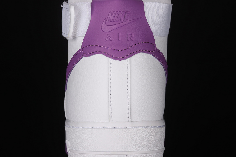 Air Force 1 High White/Dark Orchid/White 5