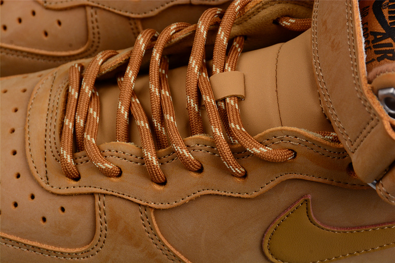 Air Force 1 High 2019 Flax/Wheat/Gum Light Brown/Black 9