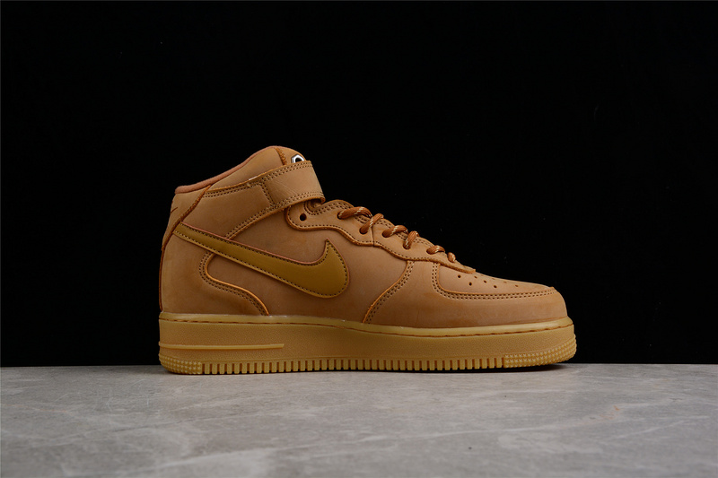 Air Force 1 High 2019 Flax/Wheat/Gum Light Brown/Black 19