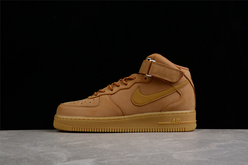 Air Force 1 High 2019 Flax/Wheat/Gum Light Brown/Black 27