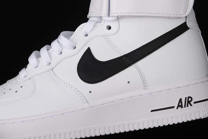 Air Force 1 High White/White/Black 9