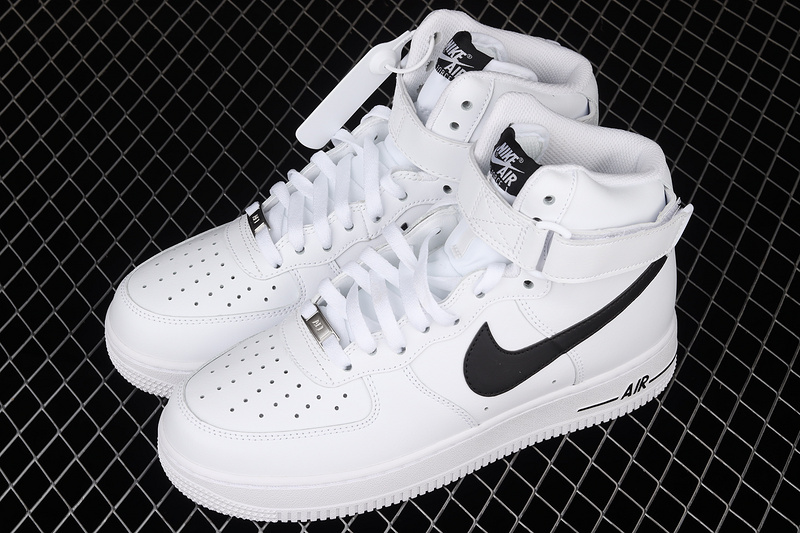 Air Force 1 High White/White/Black 11