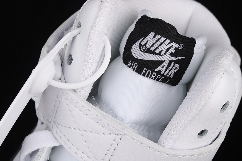 Air Force 1 High White/White/Black 13