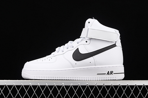 Air Force 1 High White/White/Black 17