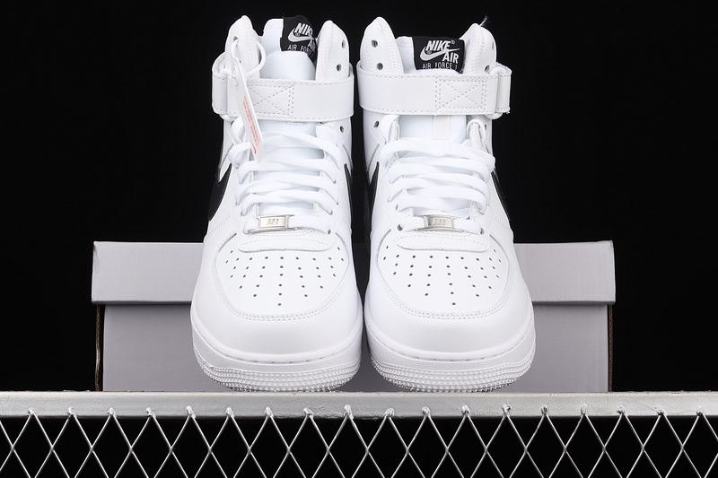 Air Force 1 High White/White/Black 21