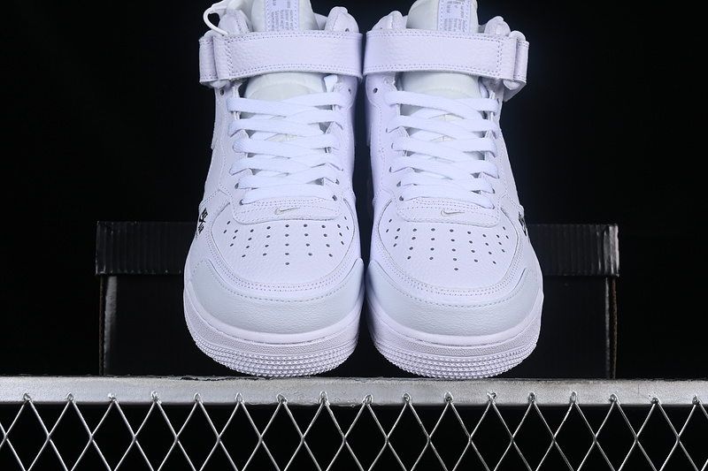 Air Force 1 Mid Premium White 27