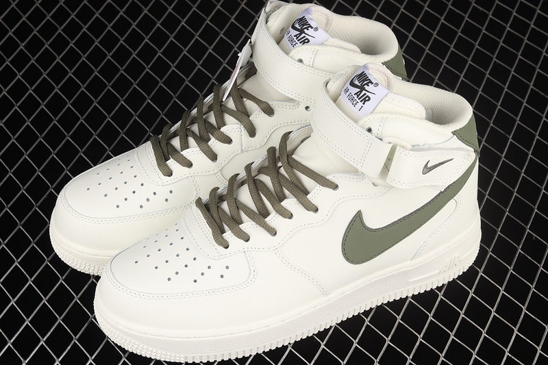 Nike Air Force 1 '07 Mid White/Green 9