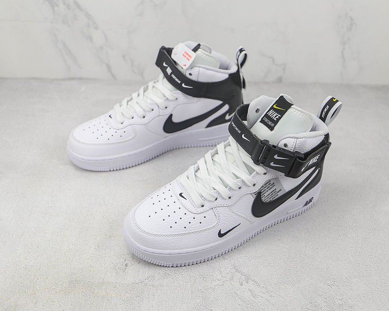 Air Force 1 Mid 07 Lv8 White/Black-Tour Yellow 17