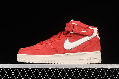 Air Force 1 Mid 07 Red/Red/White 11