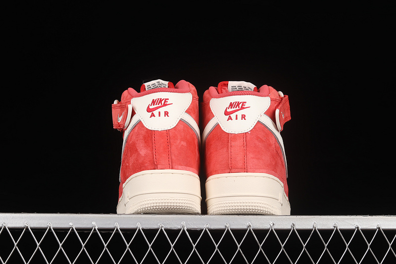 Air Force 1 Mid 07 Red/Red/White 23