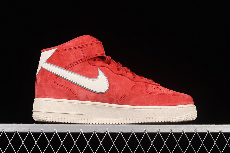 Air Force 1 Mid 07 Red/Red/White 27