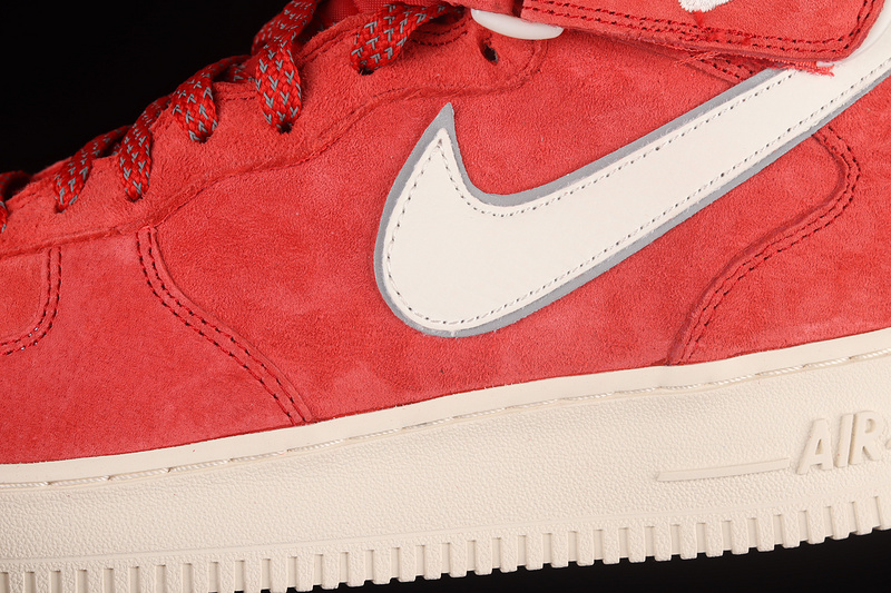 Air Force 1 Mid 07 Red/Red/White 29