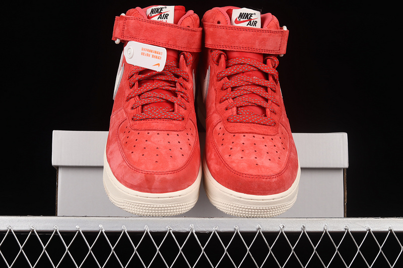 Air Force 1 Mid 07 Red/Red/White 31