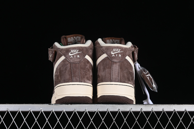 Nike Air Force 1 '07 Mid Qs Chocolate/Cream 5