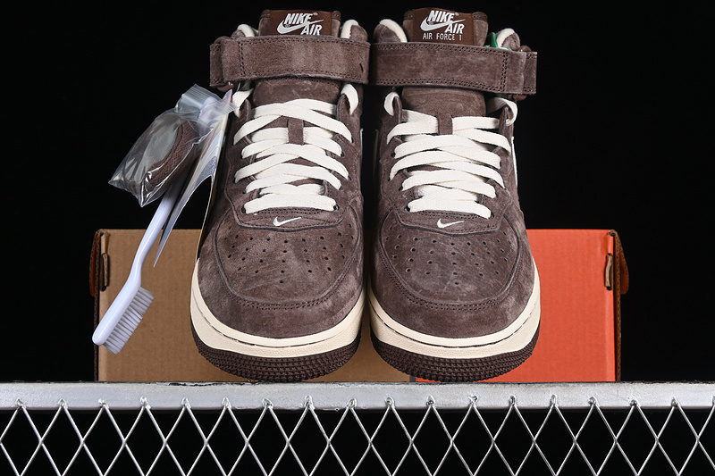 Nike Air Force 1 '07 Mid Qs Chocolate/Cream 21