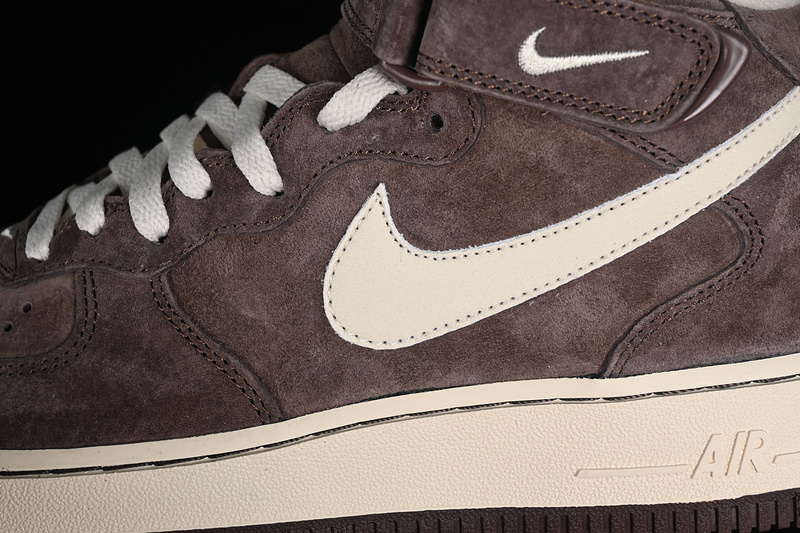 Nike Air Force 1 '07 Mid Qs Chocolate/Cream 23