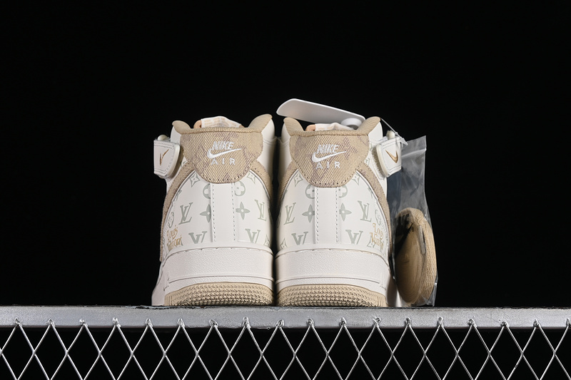 Nike Air Force 1 '07 Mid L*V White/Grey/Yellow 11